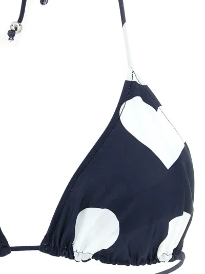 Jacquemus Bikini Top In Navy