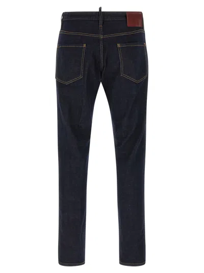 Dsquared2 Teddy Jeans In Navy