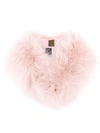 Mr & Mrs Italy Fur Collar In Pink