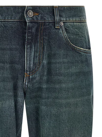 Dolce & Gabbana Stone-washed Denim Jeans In Blue