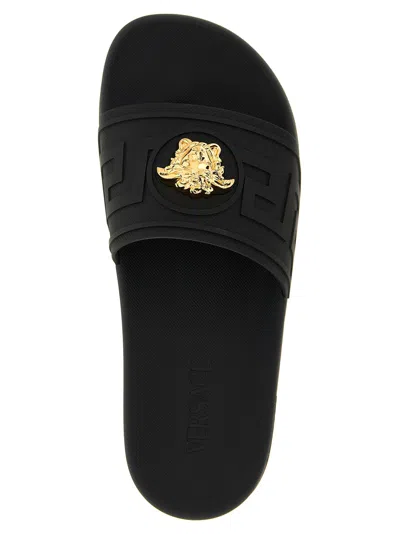 Versace Slides In Black
