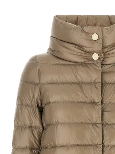 Herno Amelia Down Jacket In Beige