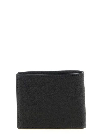 Tom Ford Hammered Leather Wallet In Black