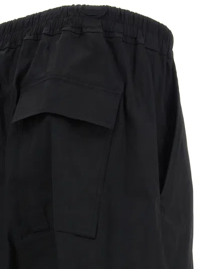 Rick Owens Drawstring Cropped Trouser In Black