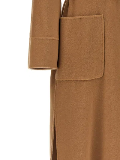 Max Mara Studio Coat In Camel