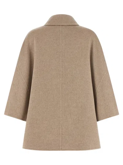Max Mara Ospite Cape In Camel
