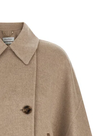 Max Mara Ospite Cape In Camel