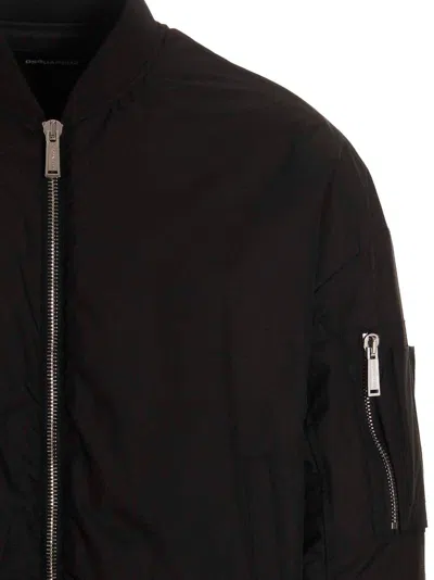 Dsquared2 D2 On The Wave Bomber Jacket In Black