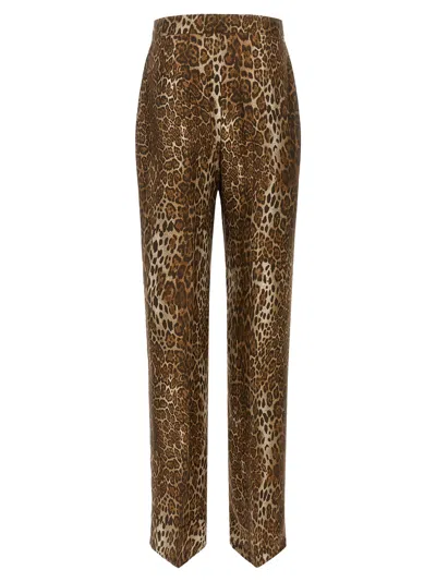 Max Mara Studio Trousers In Brown