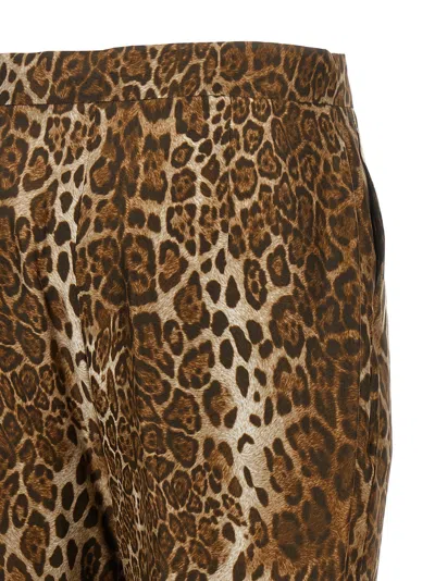 Max Mara Studio Trousers In Brown