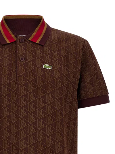 Lacoste Polo In Brown