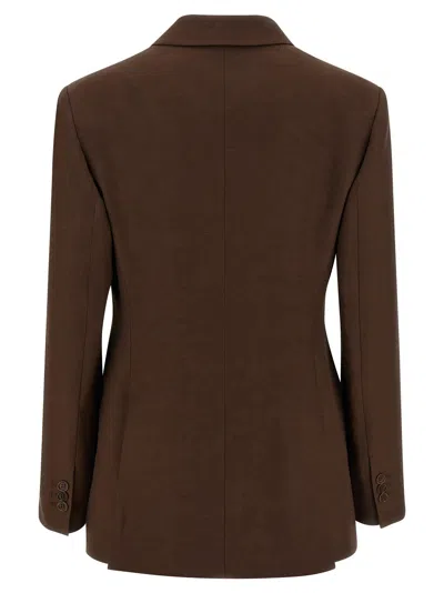 P.a.r.o.s.h . Raisa Blazer In Brown