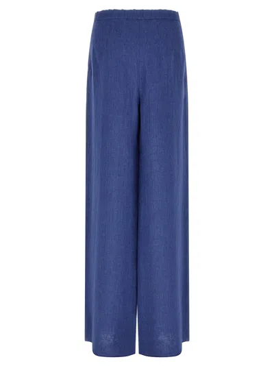 Max Mara Studio Trousers In Blue