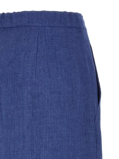 Max Mara Studio Trousers In Blue