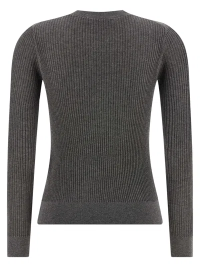 Max Mara Studio Sweater In Charcoal