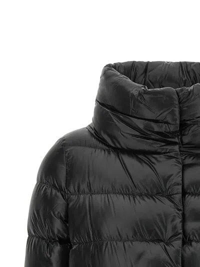Herno Quilted Goose Down Down Jacket In Black