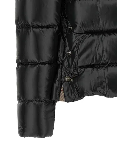 Herno Quilted Goose Down Down Jacket In Black