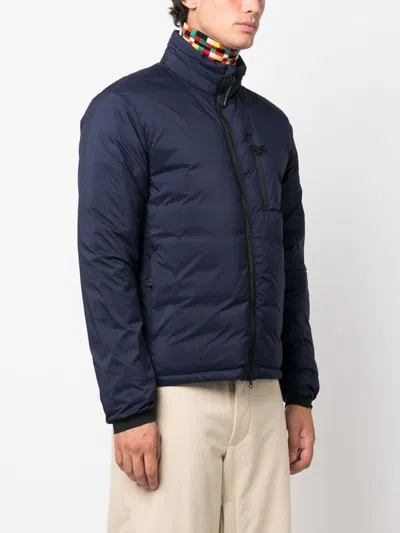 Canada Goose Feather-down Padded Down Jacket In Navy