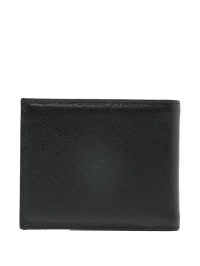 Givenchy Grained Leather Wallet In Black