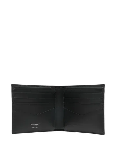 Givenchy Grained Leather Wallet In Black