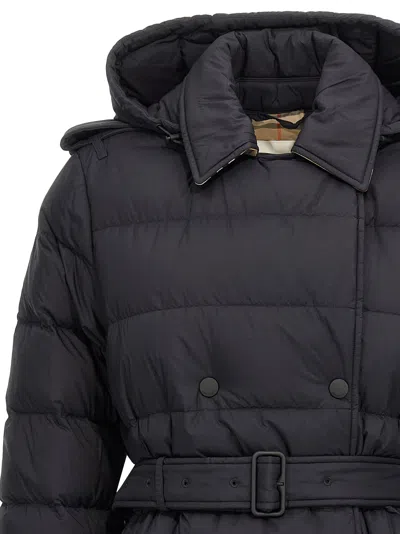 Burberry Down Jacket In Black