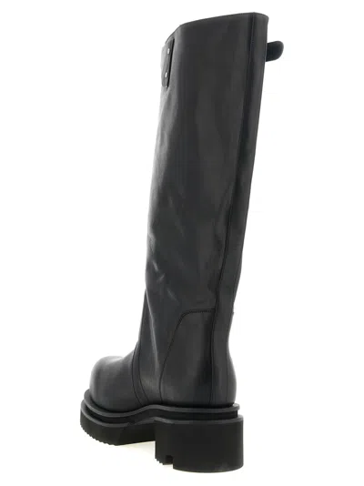 Rick Owens Naska Bogun Boot In Black