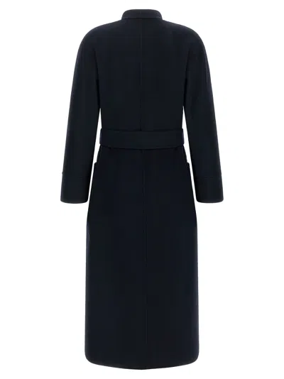 Max Mara Studio Coat In Black