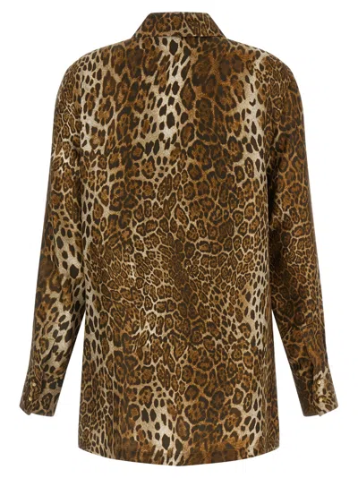 Max Mara Studio Shirt In Brown