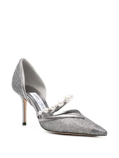 Jimmy Choo Aurelie Pumps In Silver