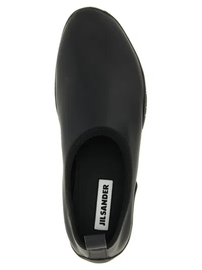Jil Sander Elbe Slipper In Black