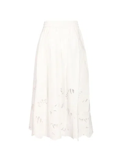 Zimmermann Mahon Skirt In White