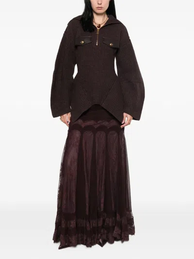 Zimmermann Valiant Skirt In Brown