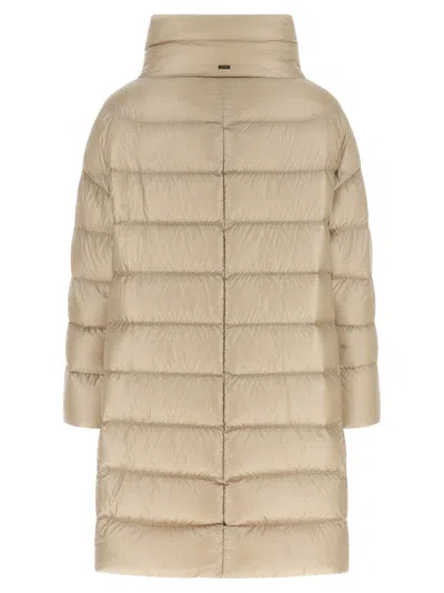 Herno Matilde Quilted Down Jacket In Neutral