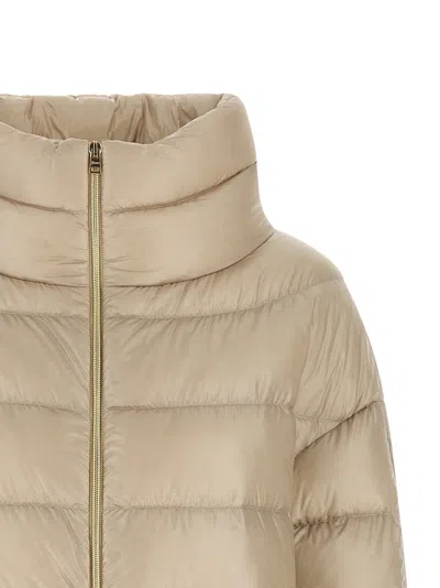 Herno Matilde Quilted Down Jacket In Neutral