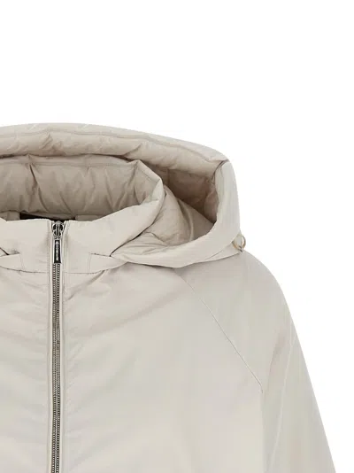 Moorer Soave Down Jacket In Beige