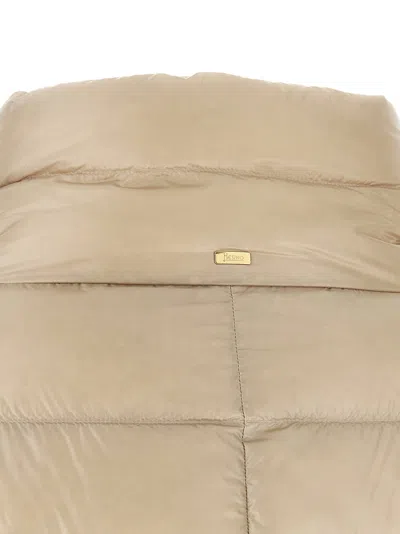 Herno Matilde Quilted Down Jacket In Neutral