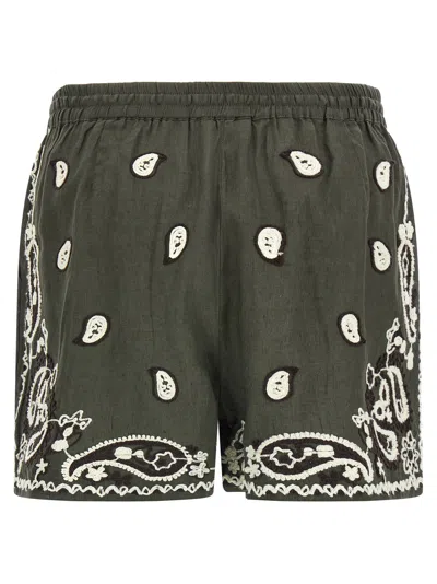 P.a.r.o.s.h . Beach26 Shorts In Olive