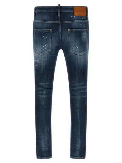 Dsquared2 Skater Jeans In Blue