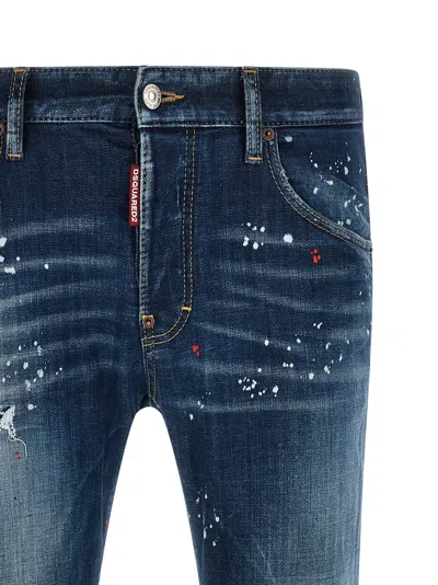 Dsquared2 Skater Jeans In Blue