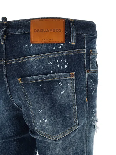 Dsquared2 Skater Jeans In Blue