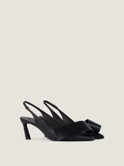 Givenchy Twisted Ribbon Leather Pumps With 6.5 Cm Heel In Multi