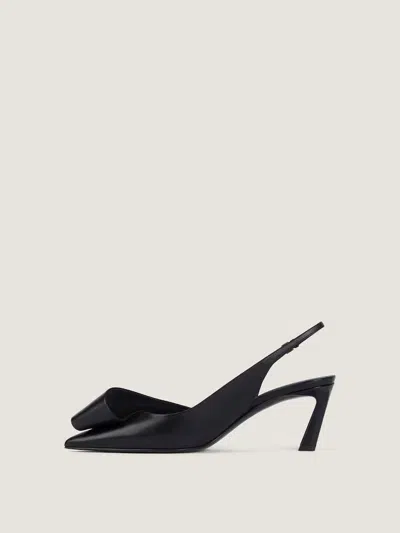 Givenchy Twisted Ribbon Leather Pumps With 6.5 Cm Heel In Multi