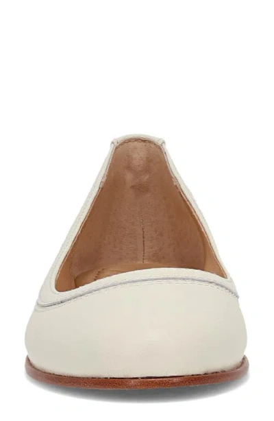 Frye Carson Ballet Flat In White