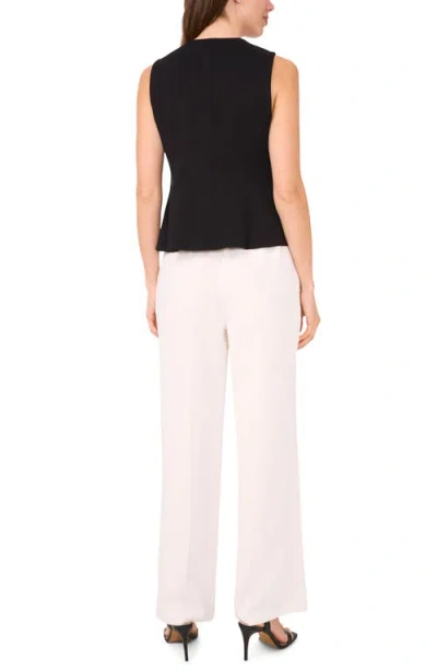 Halogen ® Button-up Vest In Rich Black 060