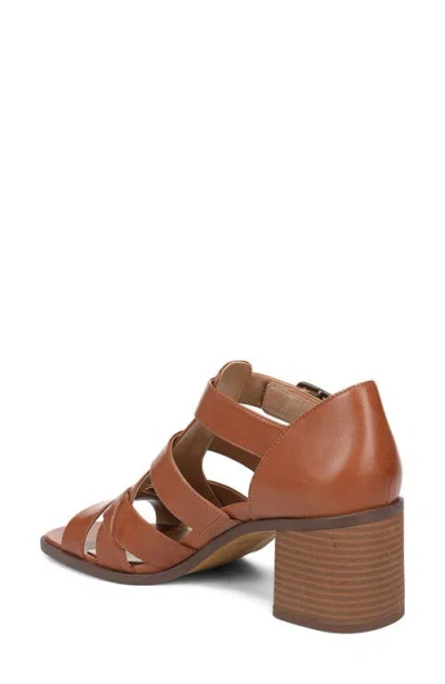 Vionic Marcella Strappy Heeled Sandal In Brown