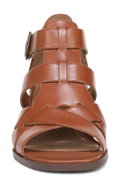 Vionic Marcella Strappy Heeled Sandal In Brown