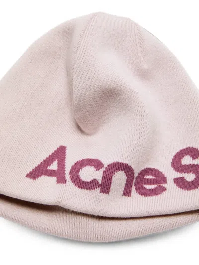 Acne Studios Wool Knit Beanie In Multi
