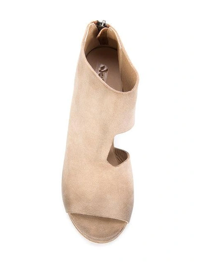 Shop Marsèll Cut-out Ankle Boots - Nude & Neutrals