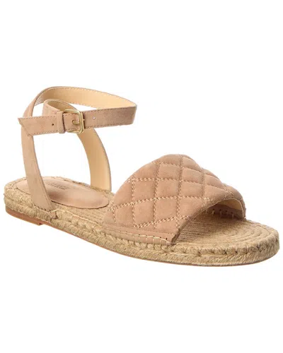 L'agence Grece Ankle Strap Suede Sandal In Brown