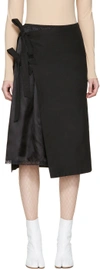 MAISON MARGIELA Black Double Layer Skirt